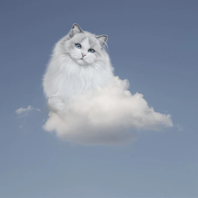 cat cloud omg :) Image by Moon.