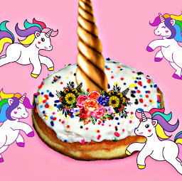 freetoedit unicorndonut ircdoughnutday doughnutday