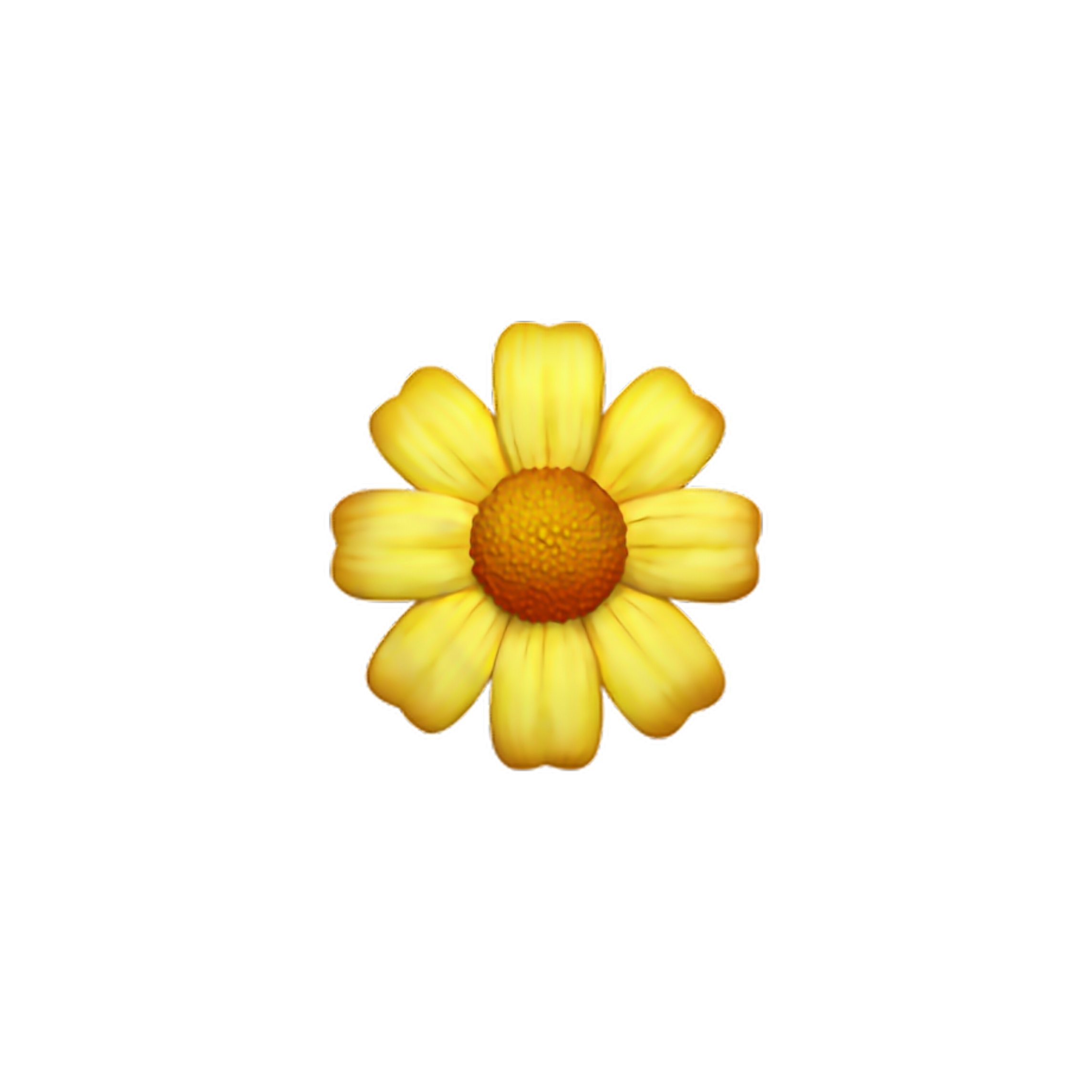 yellow flower emoji - Sticker by littleflower609