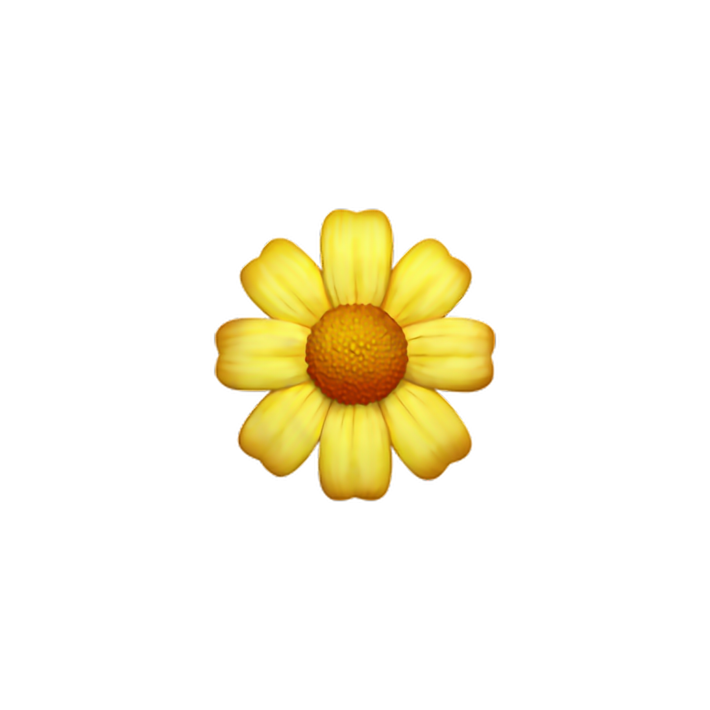 yellow-flower-emoji-freetoedit-sticker-by-littleflower609