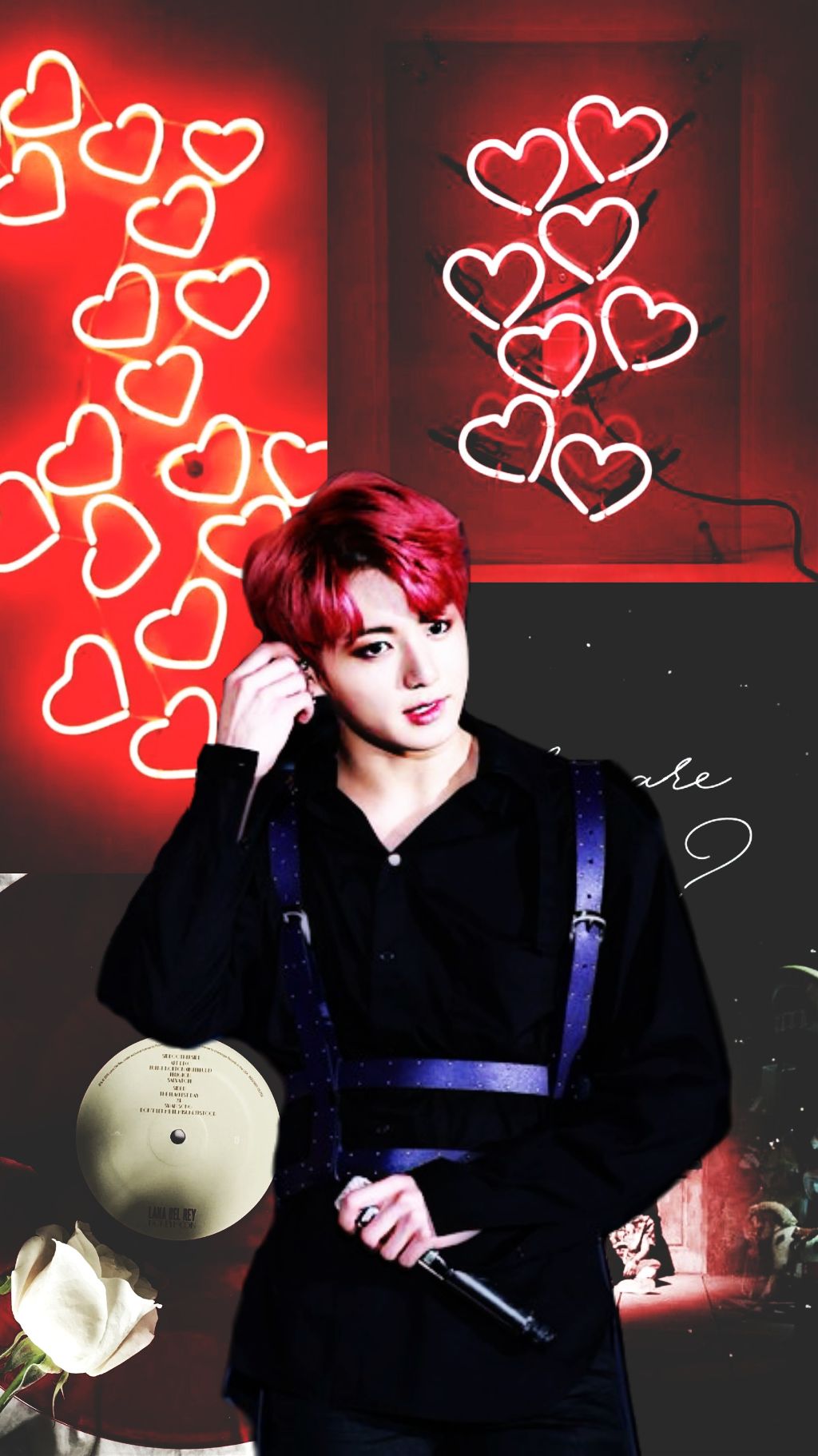Freetoedit Jungkook Jeon Bts Bts Red Aesthetic Love You