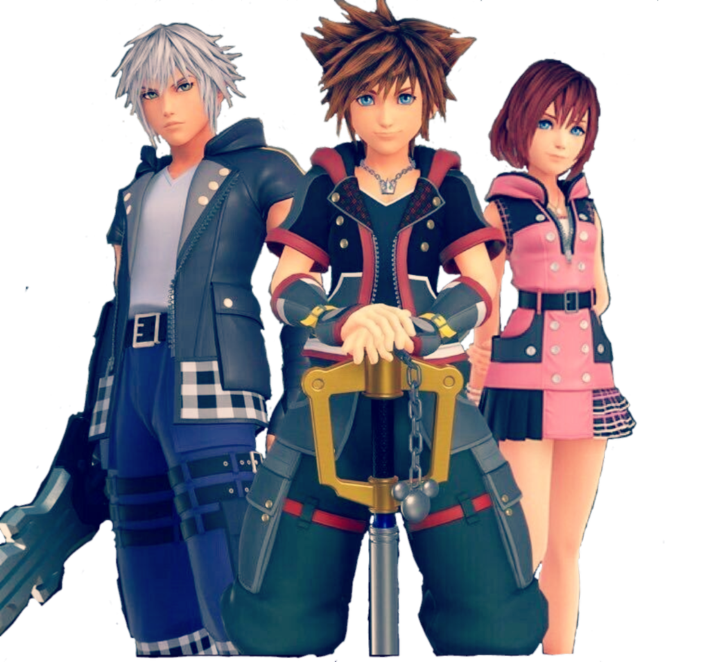 kingdomhearts kingdomhearts3 riku sora kairi keyblade