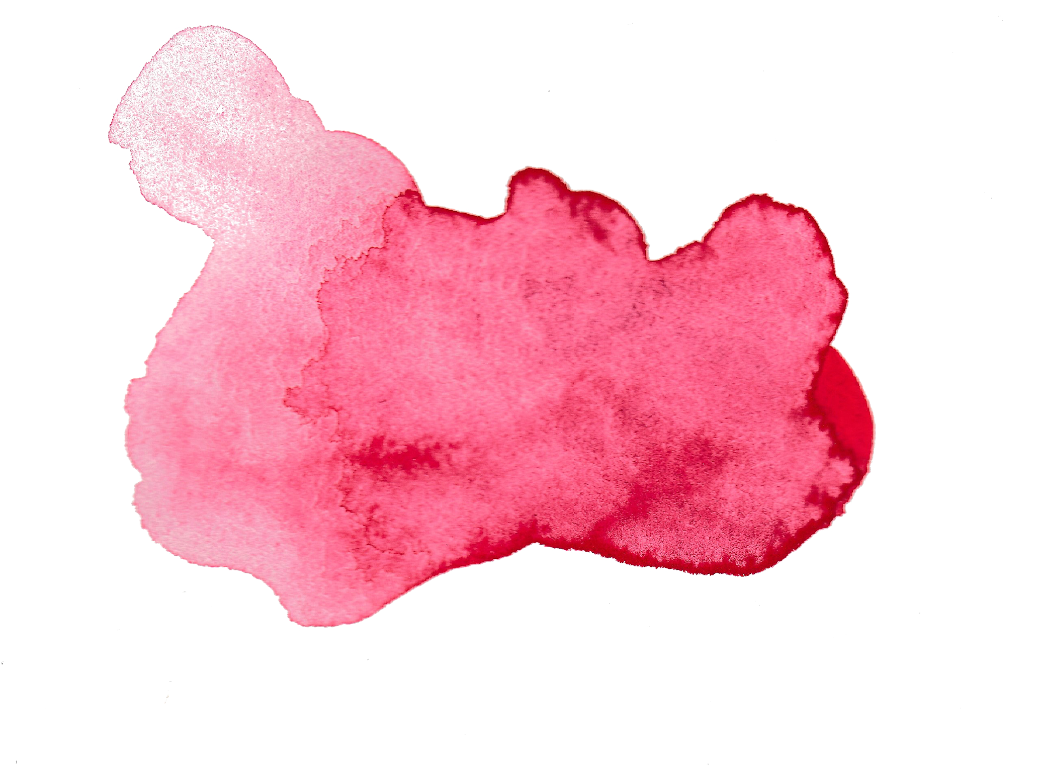 pink watercolor splashes