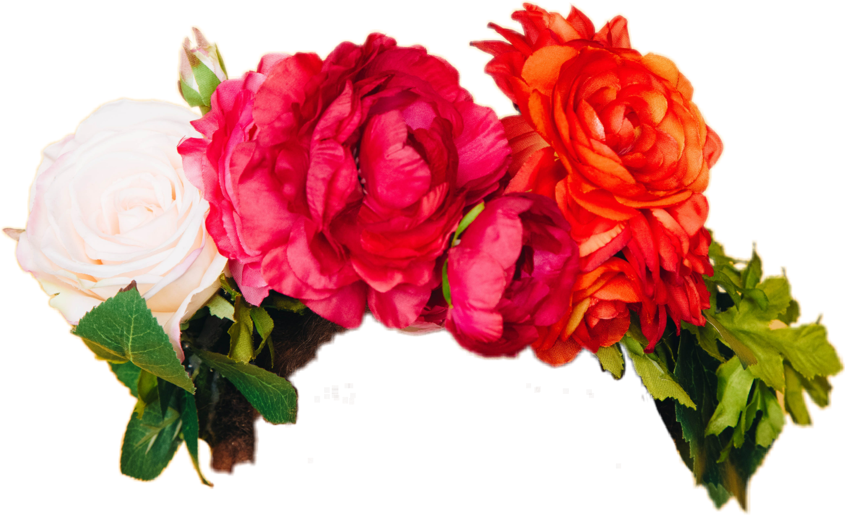 remixit freetoedit flower crown sticker by melina209