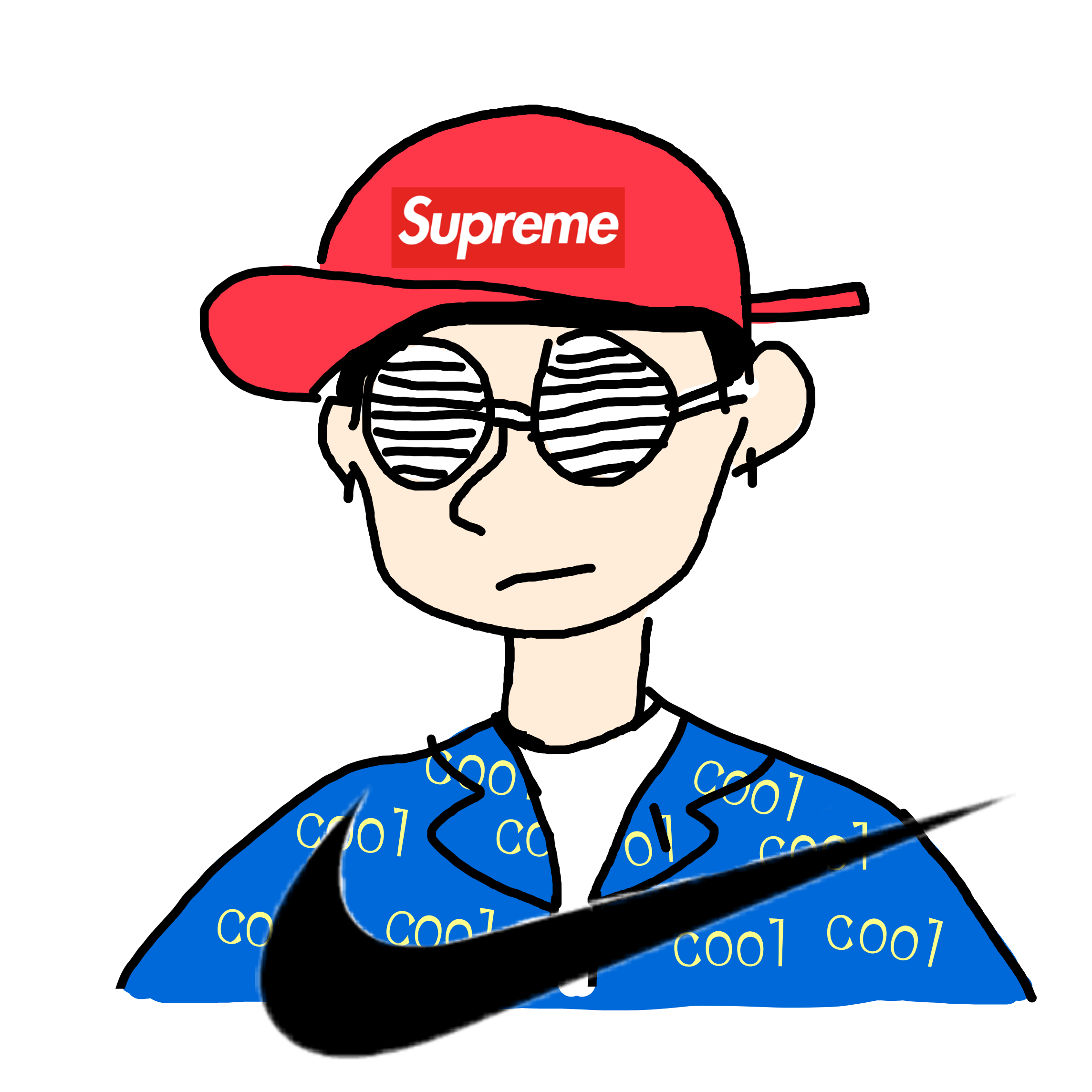 supreme eternal sticker