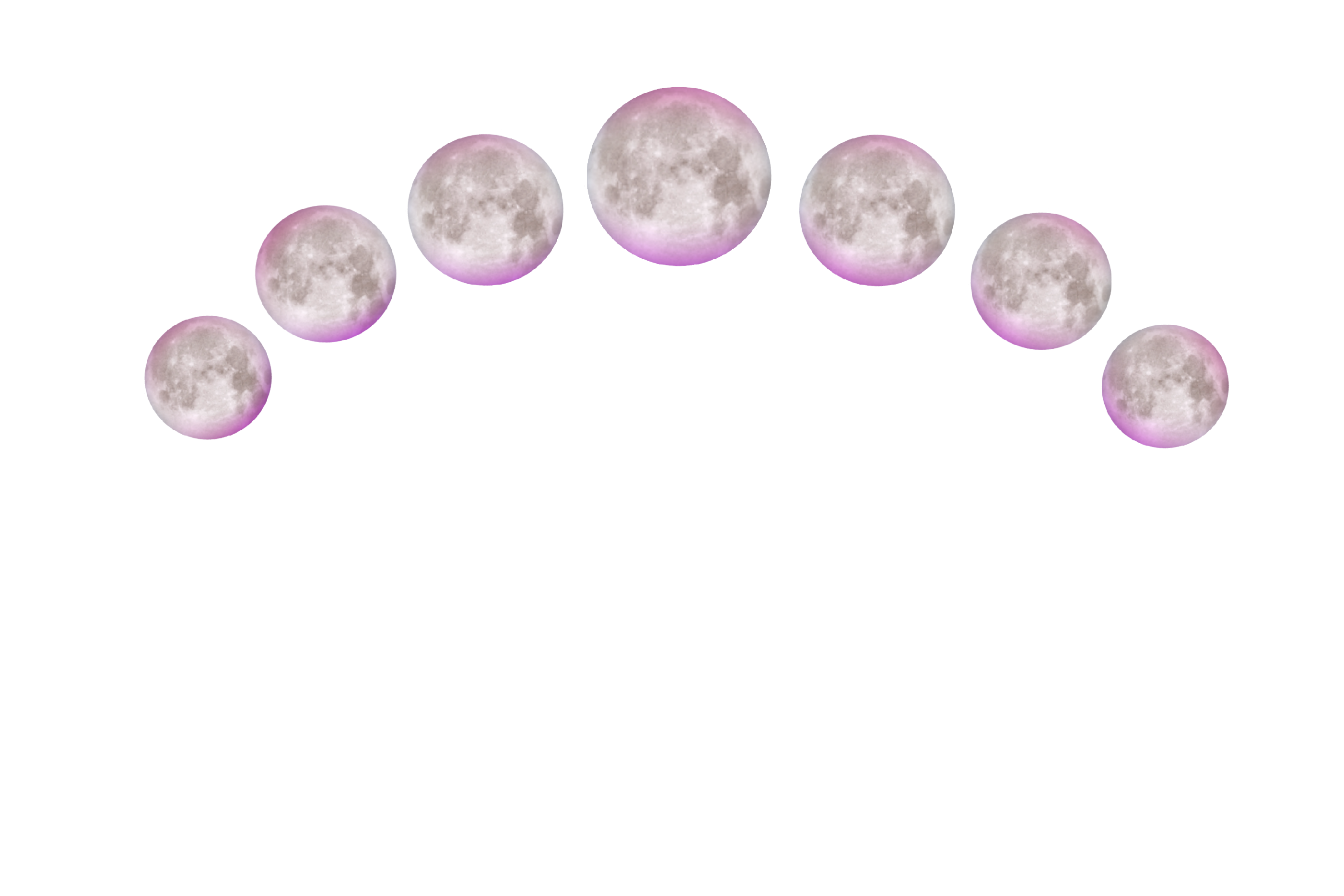 Moons Pink Touchofcolor Freetoedit Sticker By Nancyspasic