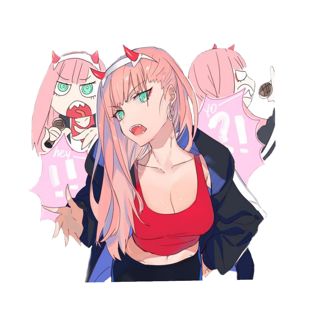 Download Zero Two Render Png | PNG & GIF BASE
