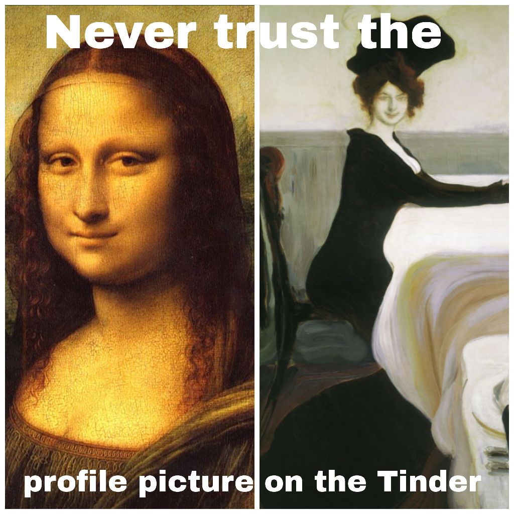 Mona Lisa Meme Girl