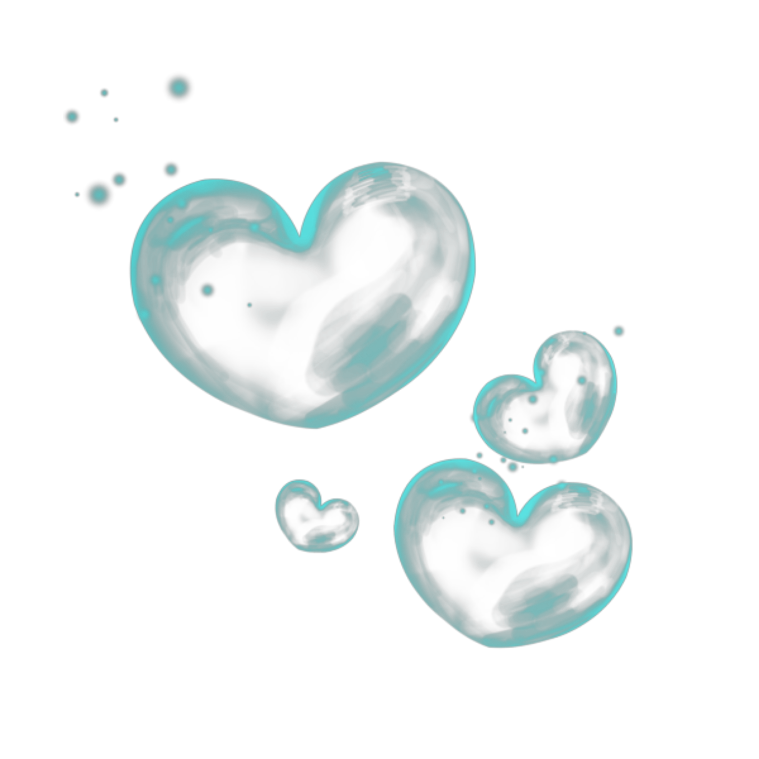 mq hearts heart bubble bubbles green smoke...