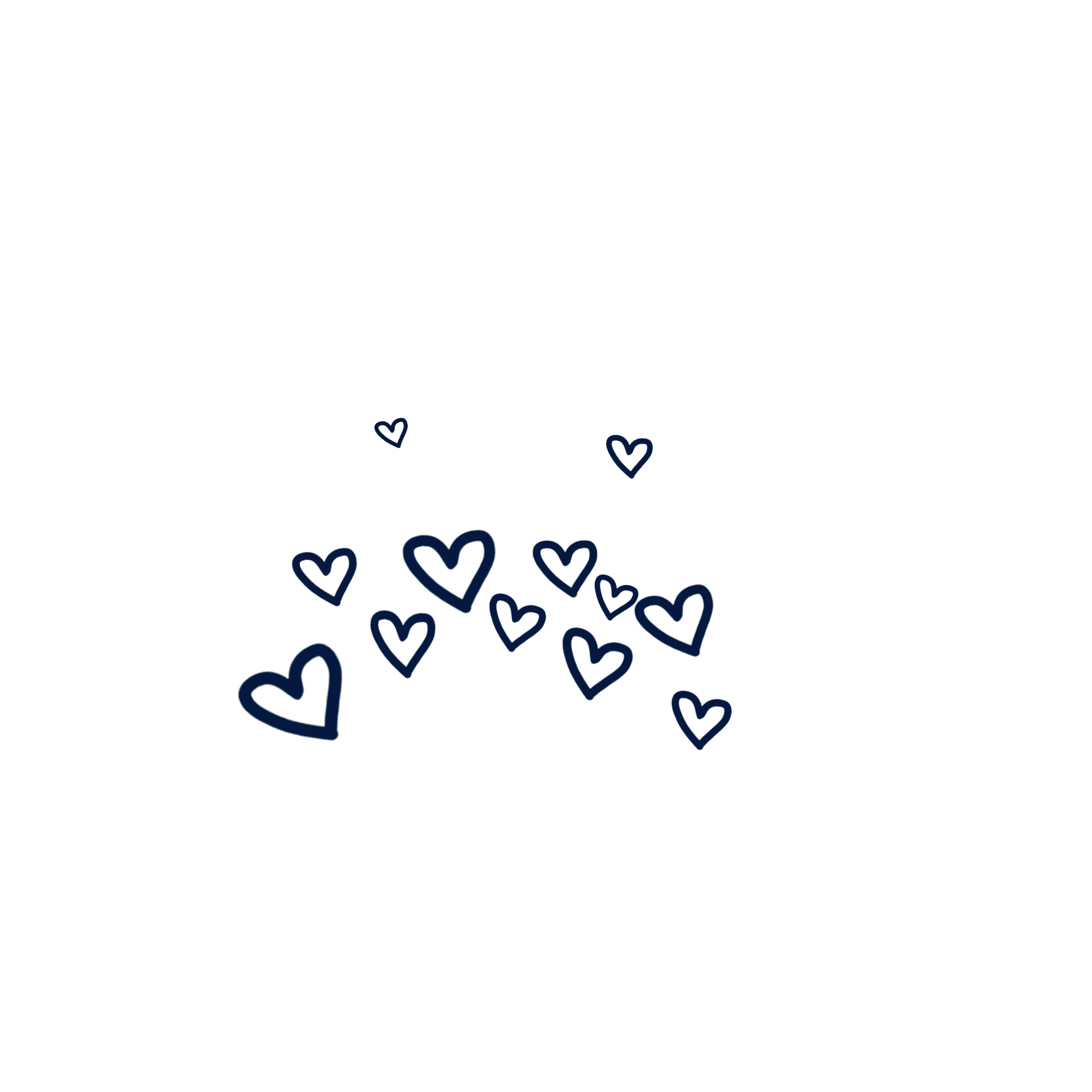 #hearts #heart #crown #deep #blue #darkblue #dark #freetoedit