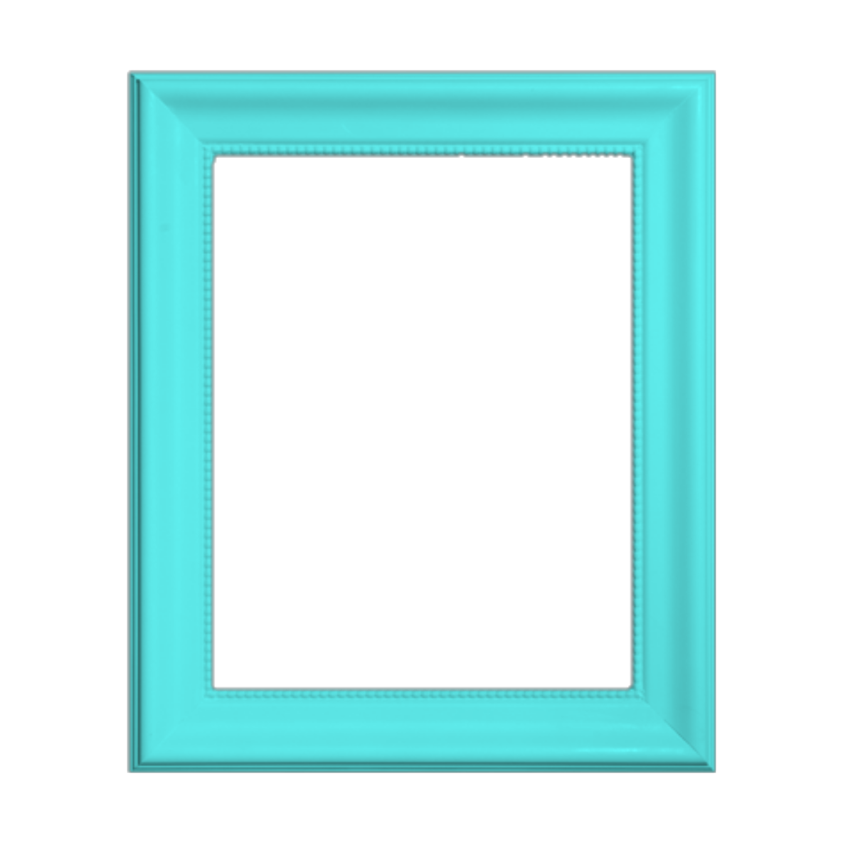 Teal Turquoise Frame Buegreen Sticker By Amberleanne420