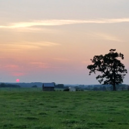 freetoedit missouri sunset field scenery