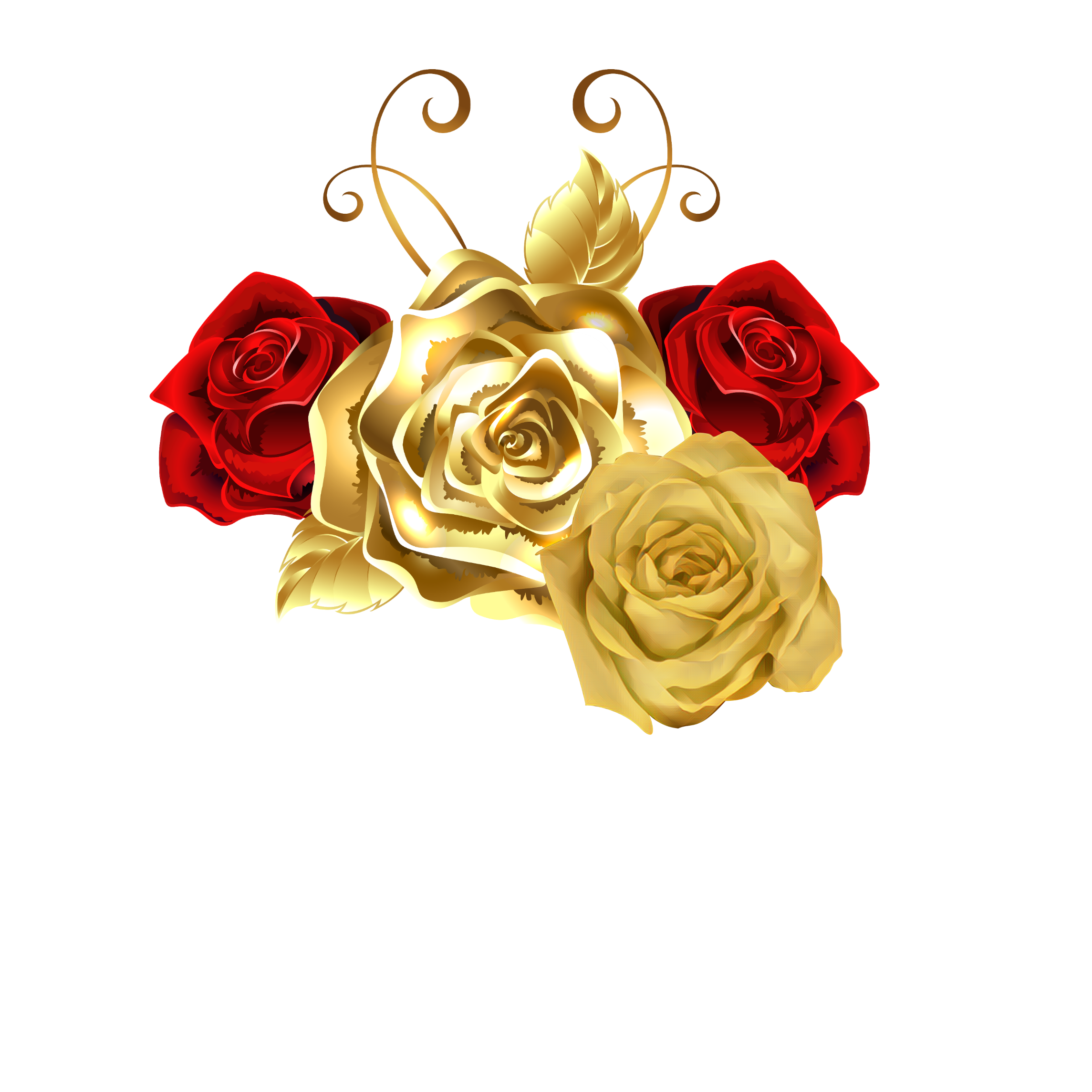 mq red roses gold freetoedit #mq sticker by @qoutesforlife