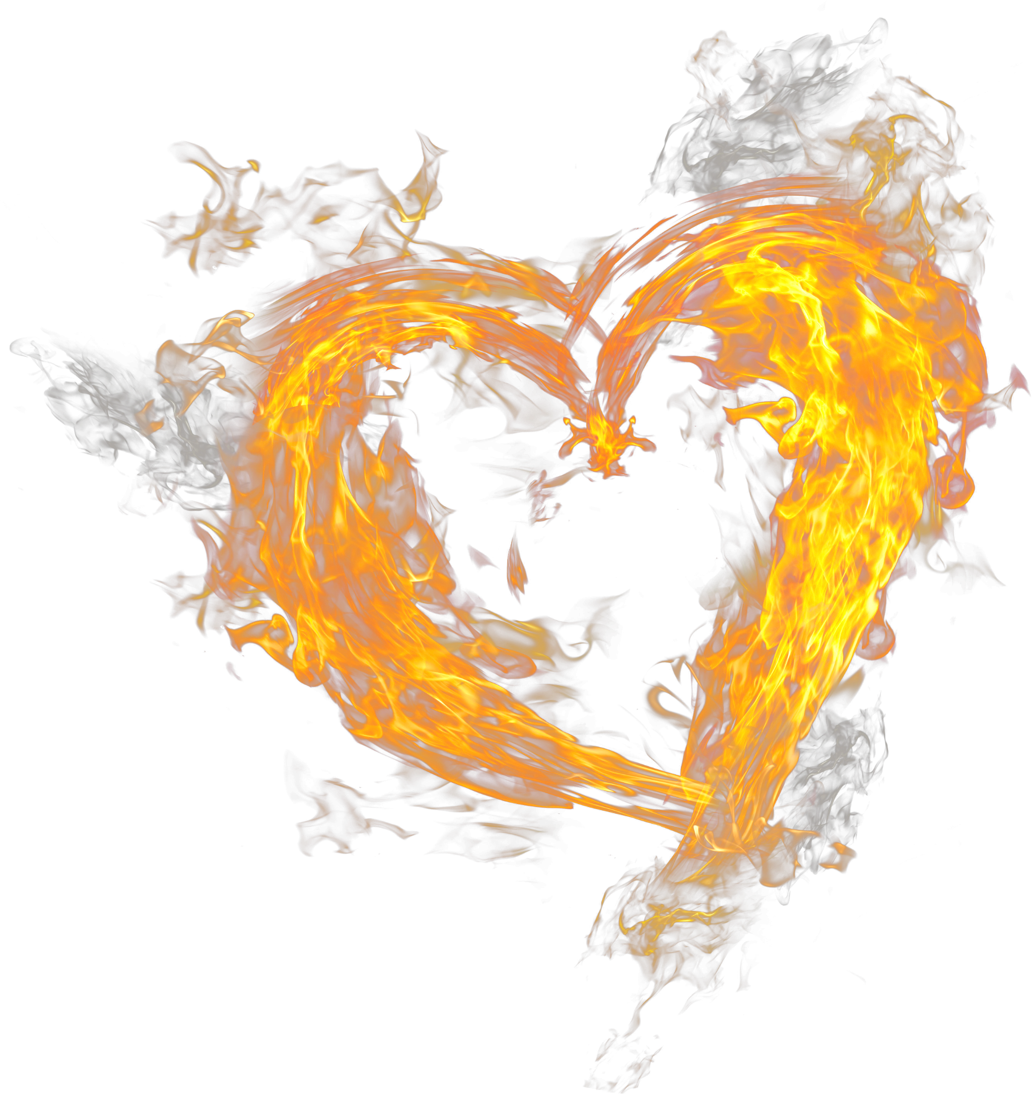 Corazon Fuego Amor Heart Fire Sticker By @sugey Garcia