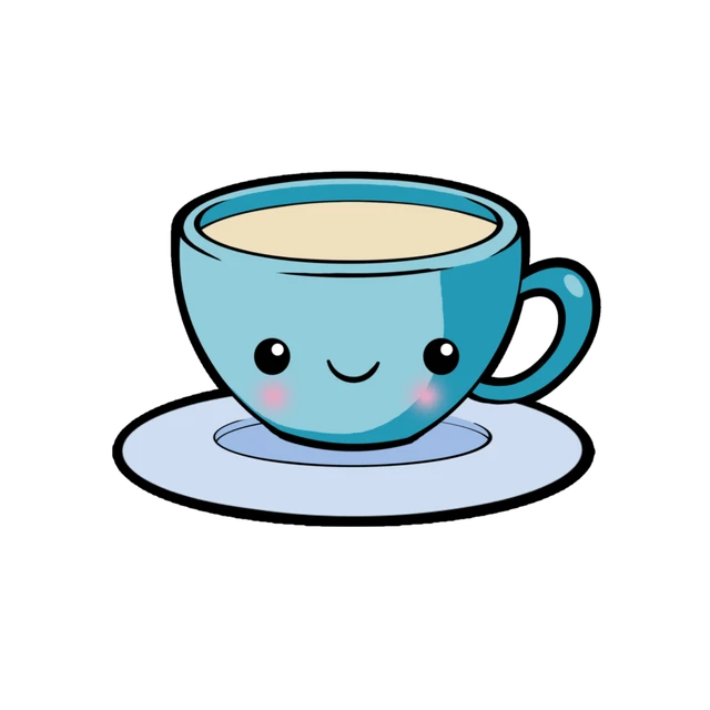 wallpapers Coffee Cup Picsart mq coffee coffeecup blue kawaii sticker