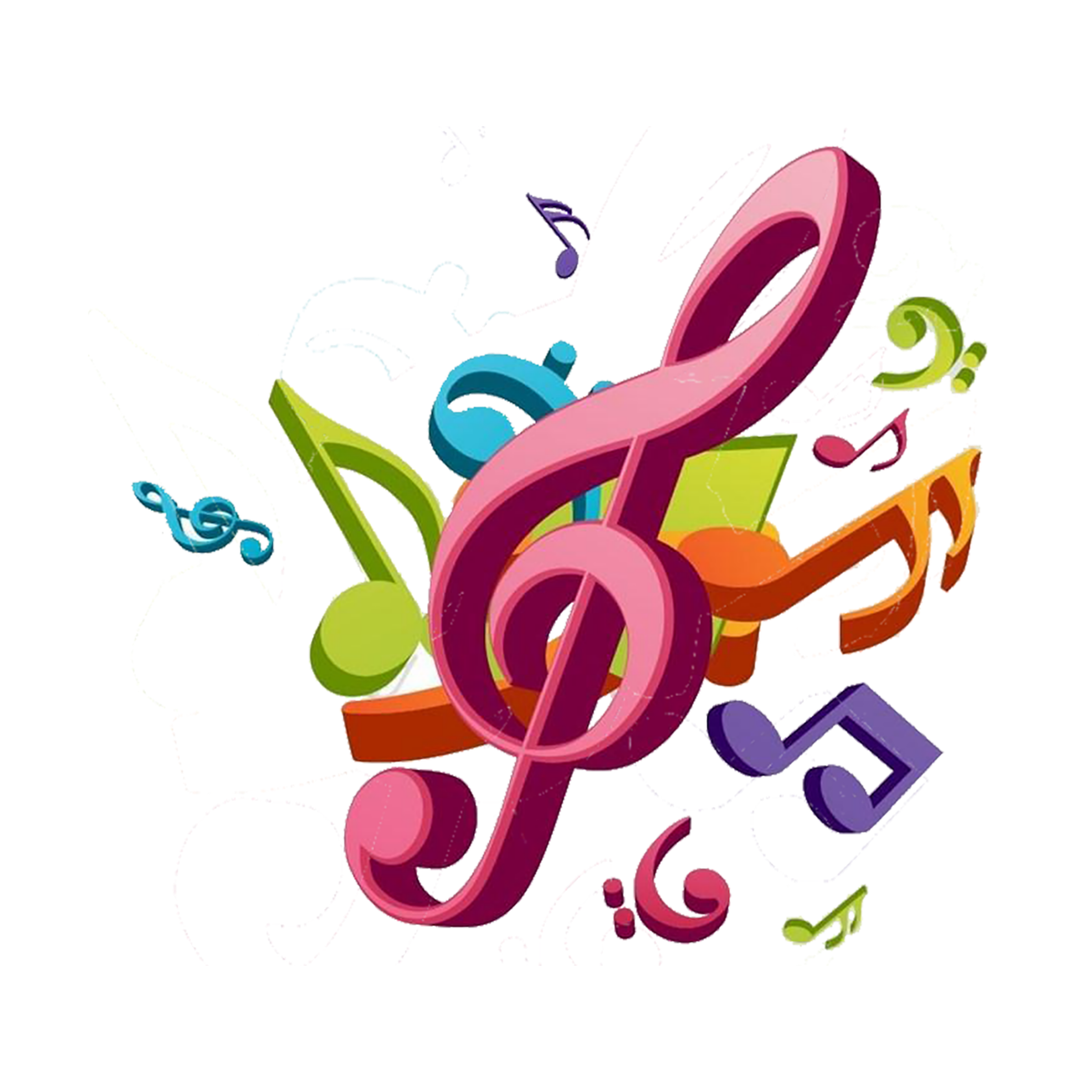 mq notes music note colorful sticker by @qoutesforlife