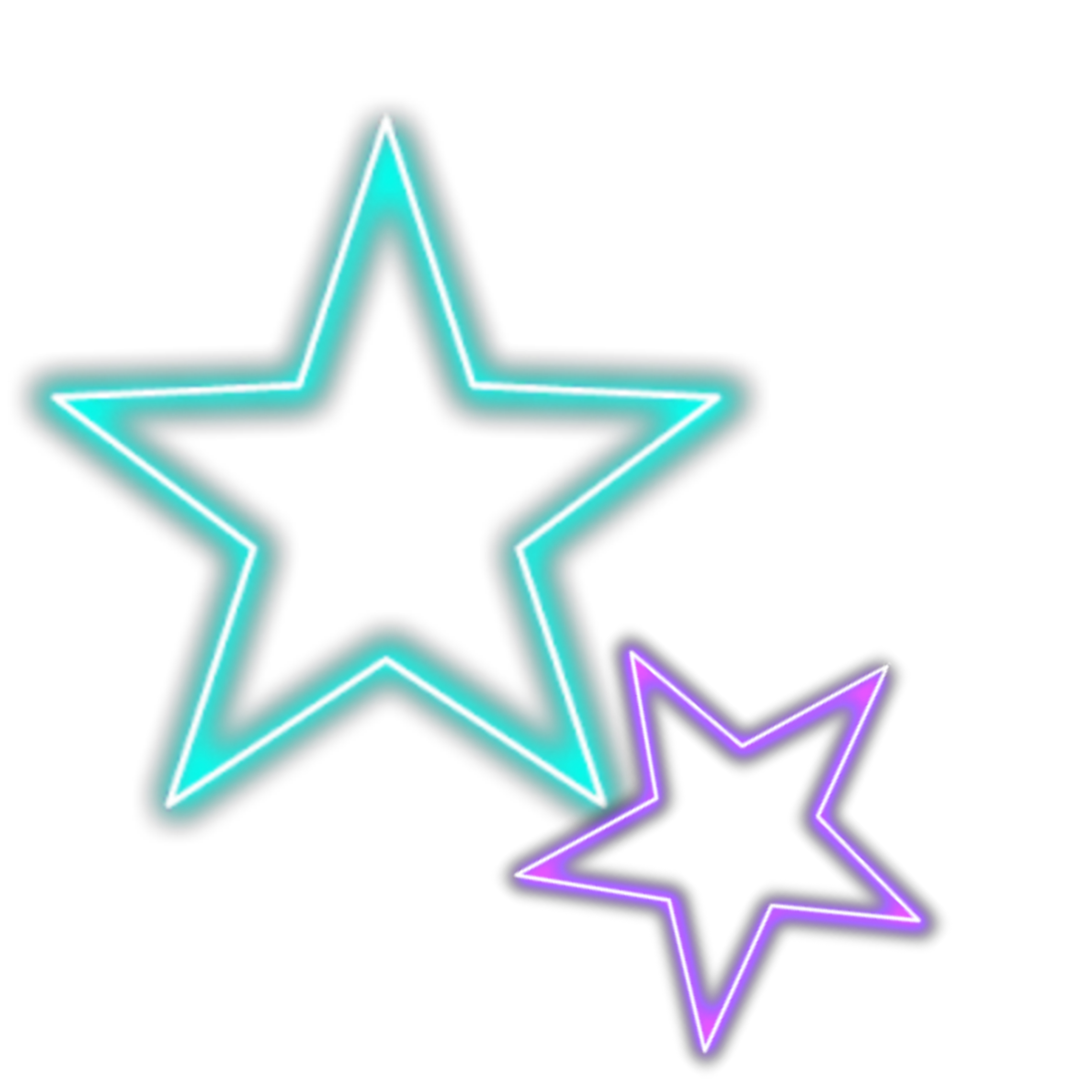 mq blue purple stars  star  neon  Sticker by Marras