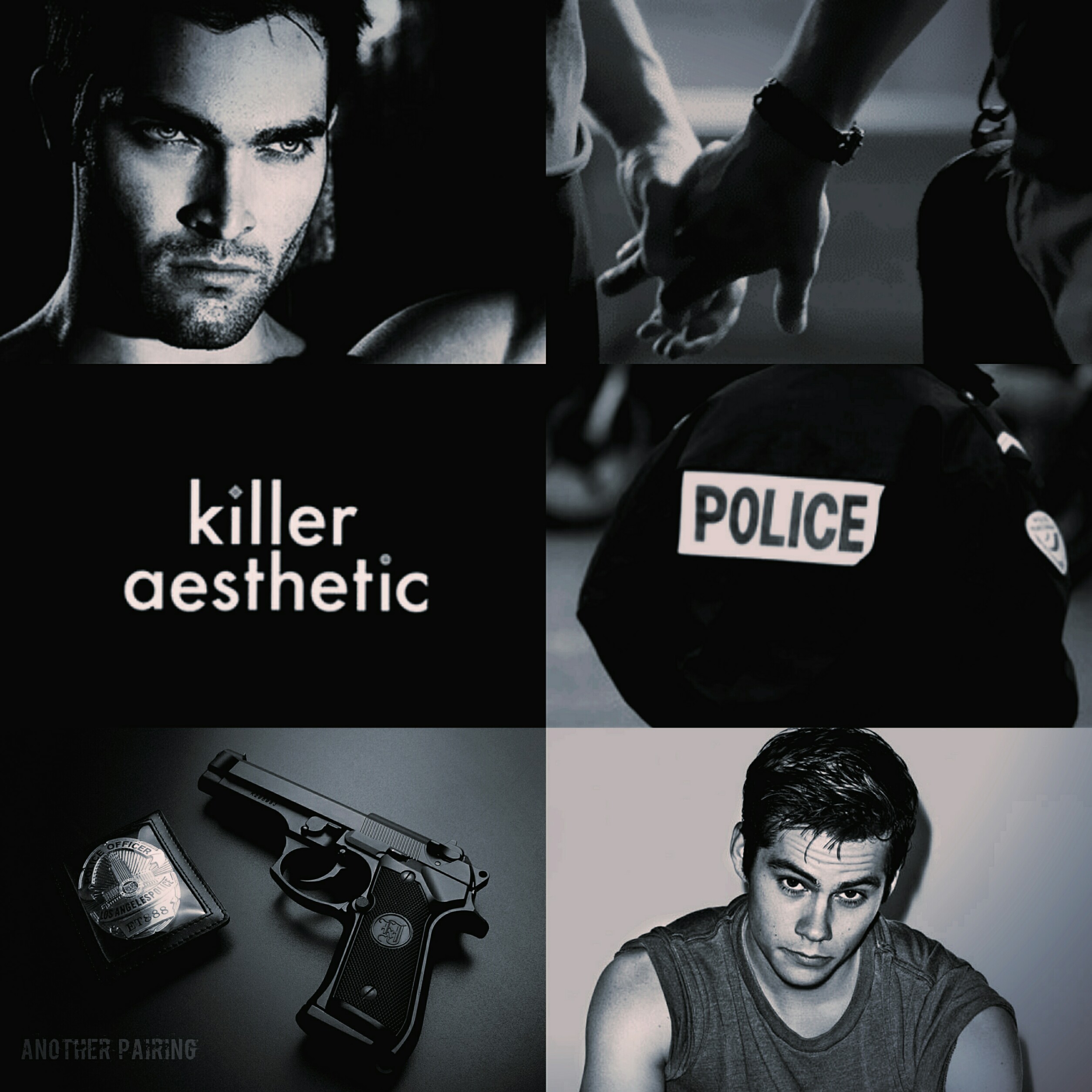 Another pairing. FBI aesthetic.