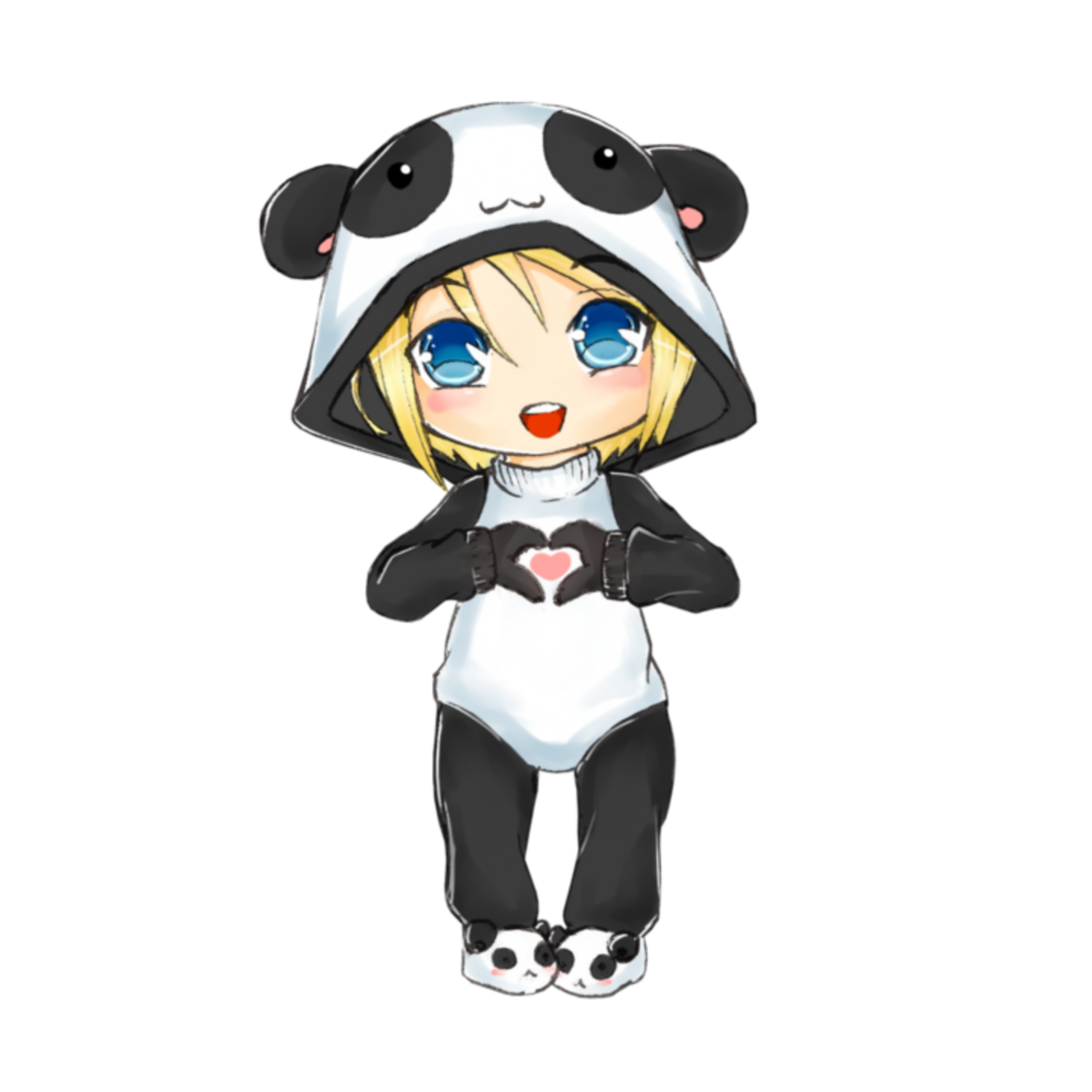 mq panda girl dress kawaii anime...