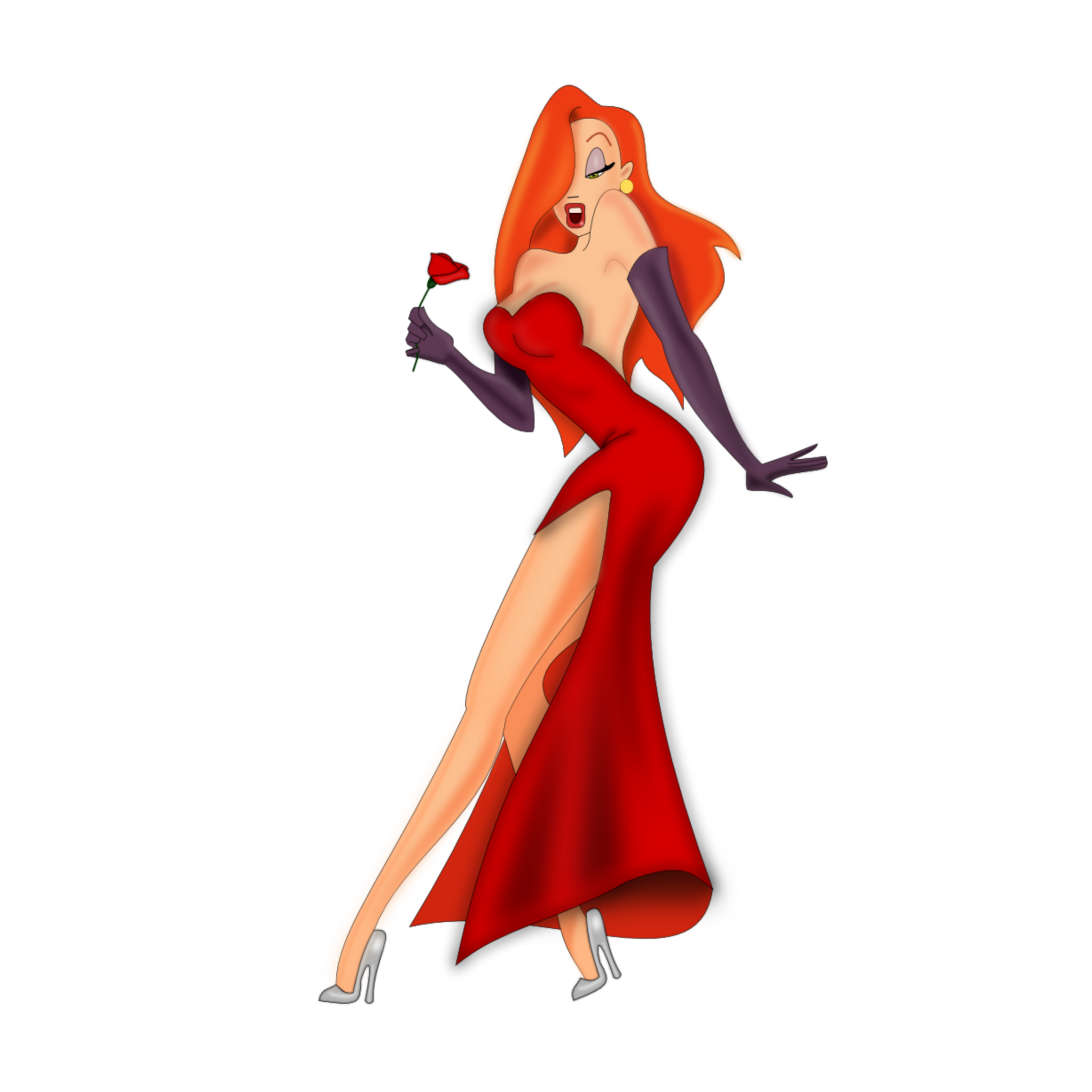 Mq Girl Rogerrabbit Cartoon Sticker By Qoutesforlife