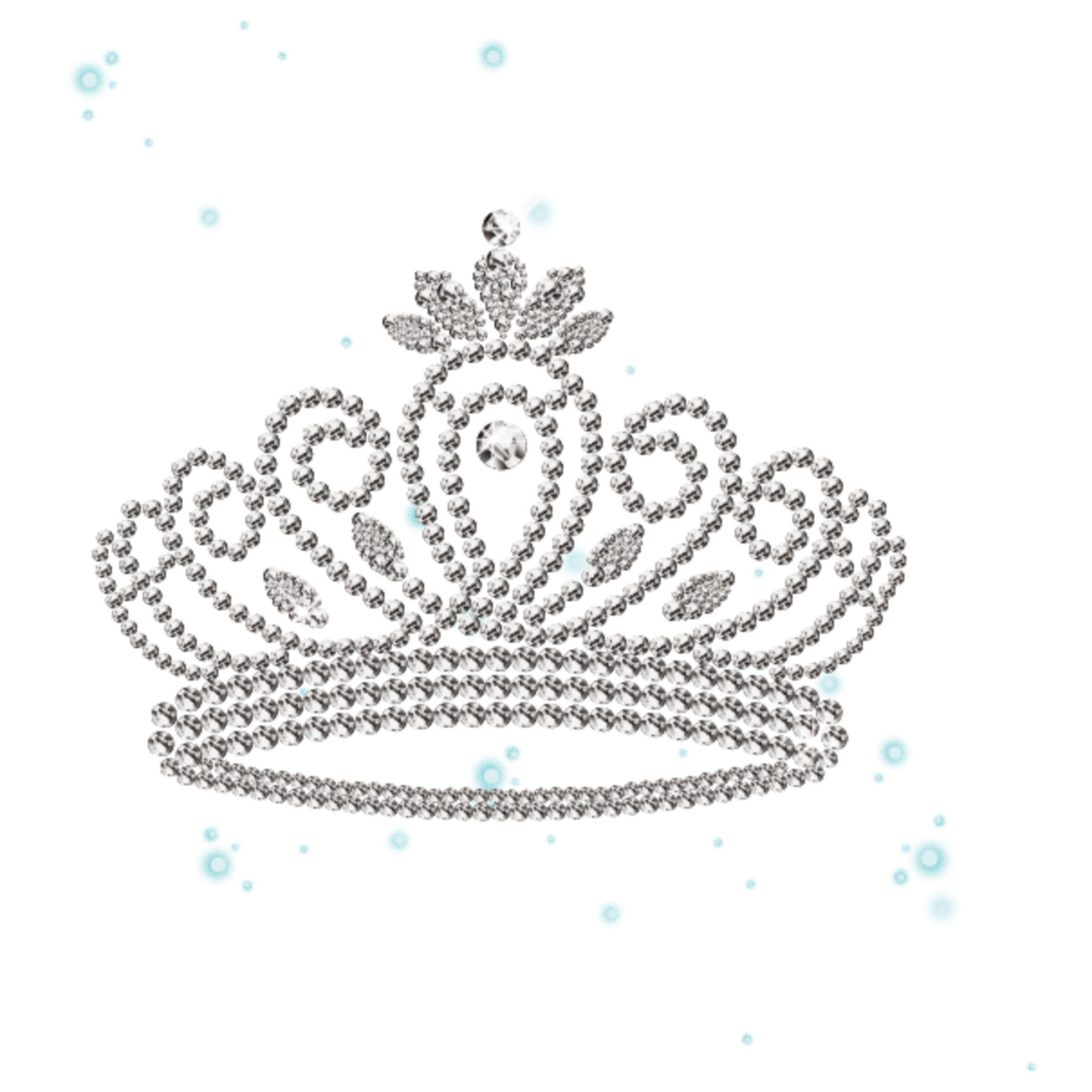 Princess Crown Glitter Silver Freetoedit Svg Transparent Glitter ...