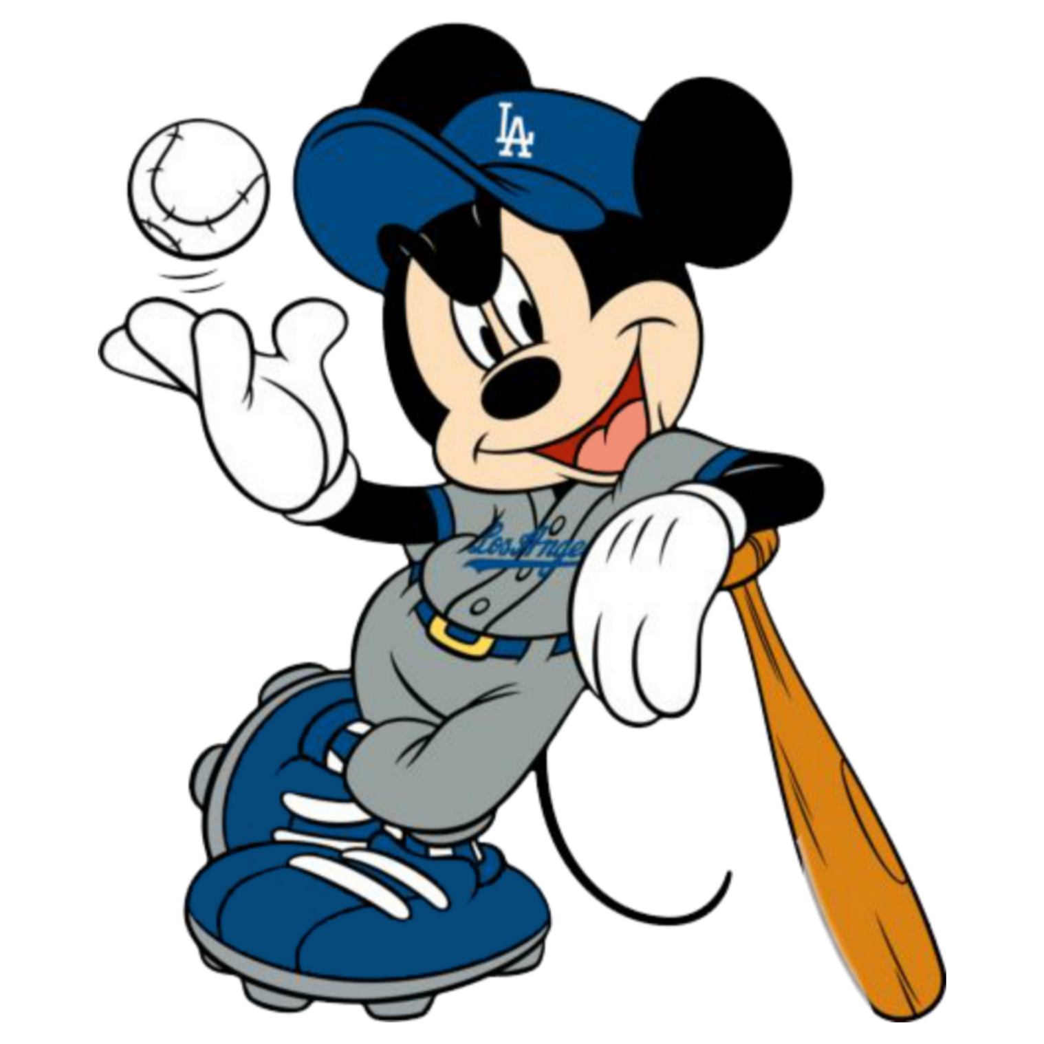 This visual is about mickeymouse dodgers disney gododgers bleedblue freetoe...