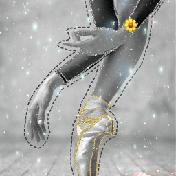 glittereffect ballet unico edit picsart freetoedit