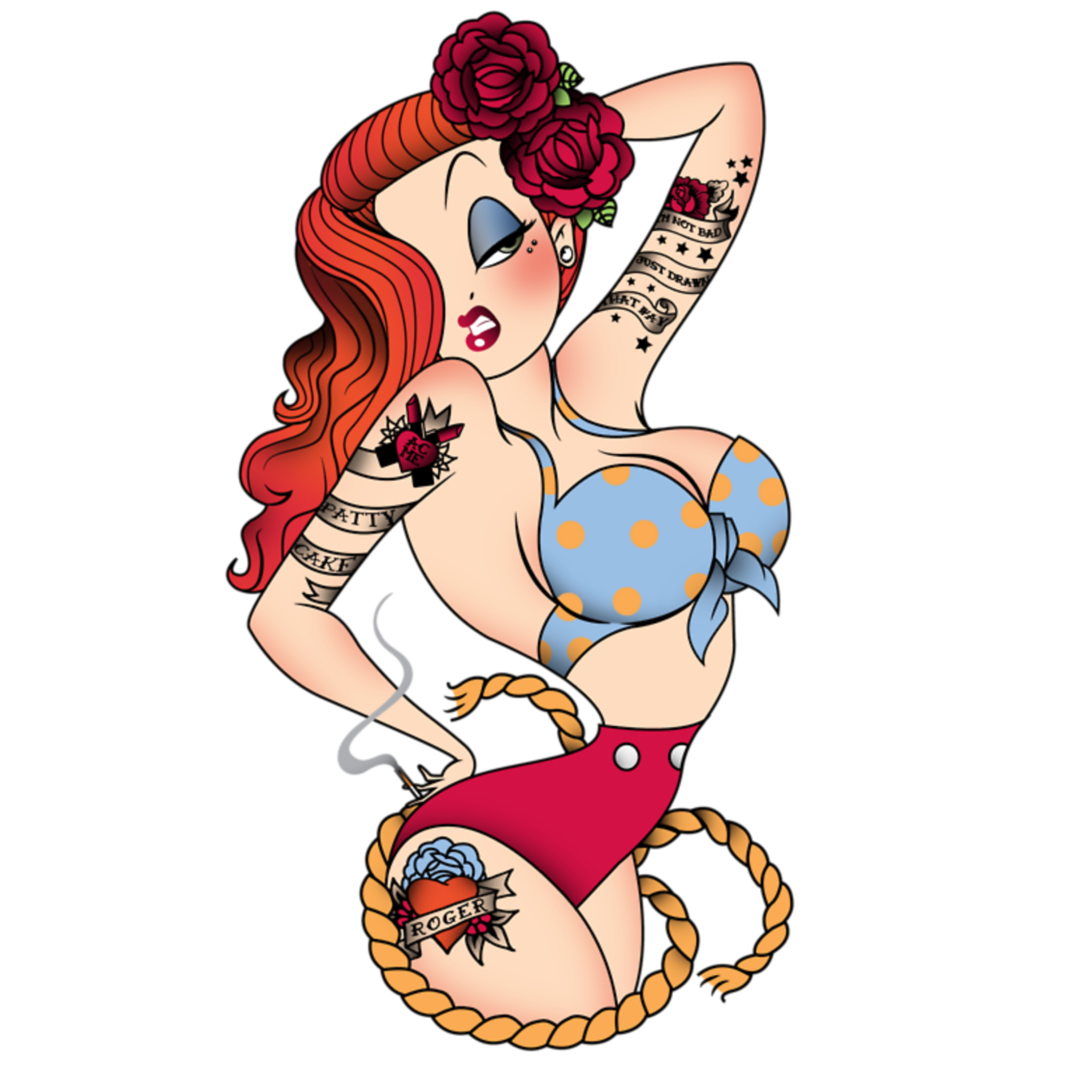 This visual is about mq girl sexy pinup tattoo freetoedit #mq #girl #sexy #pinup...