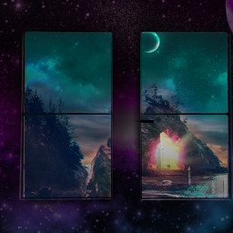 remix freetoedit galaxy landscape windows