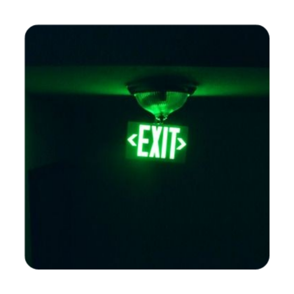 square tumblr green exit neon sticker by beril