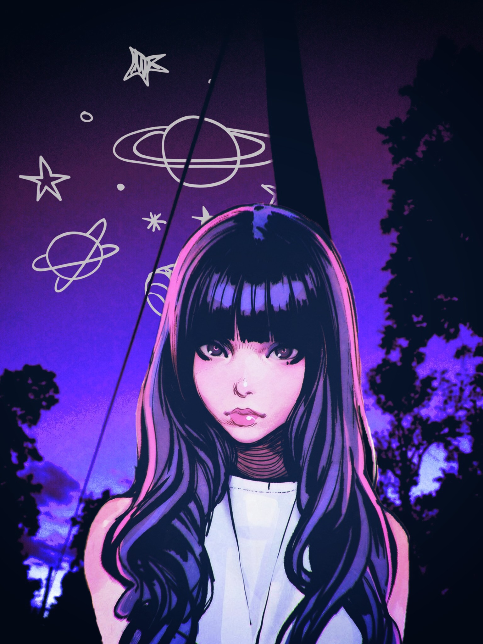 31+ Anime Art Aesthetic Anime Pfp Girl PNG Anime Wallpaper HD