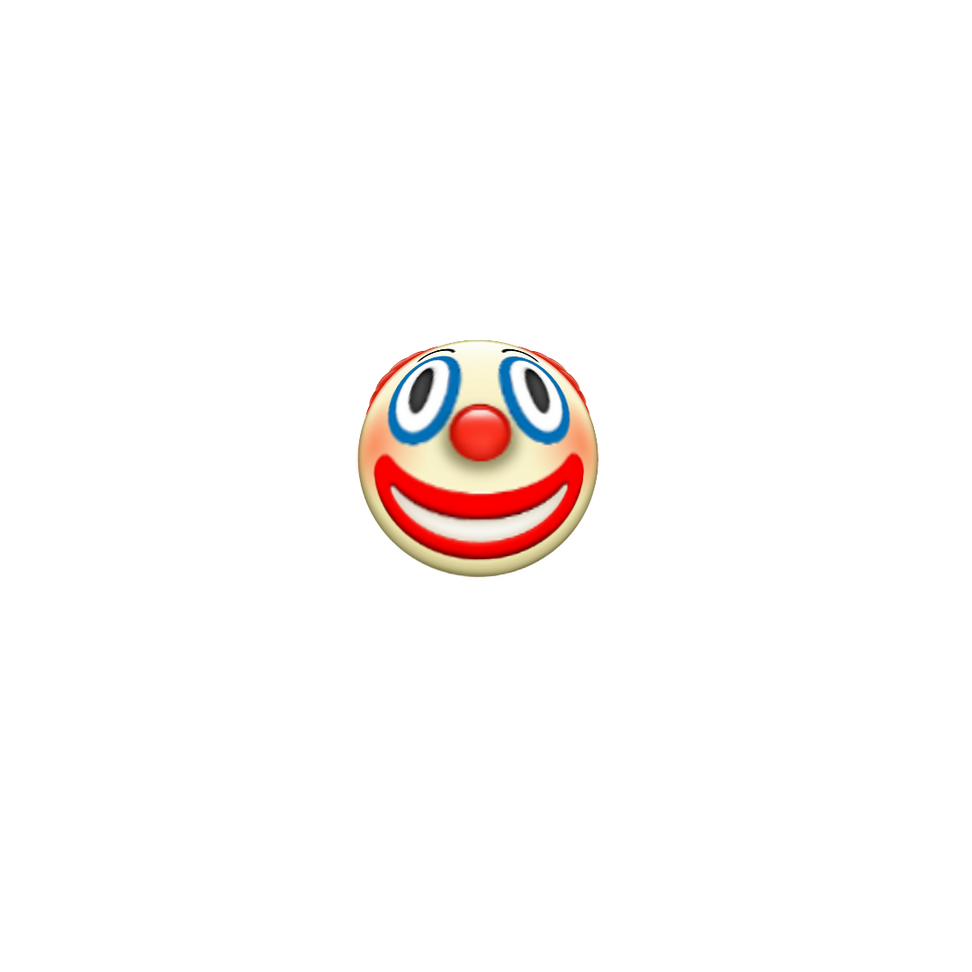 Clown Emoji Clownemoji Freetoedit Sticker By Littleparis