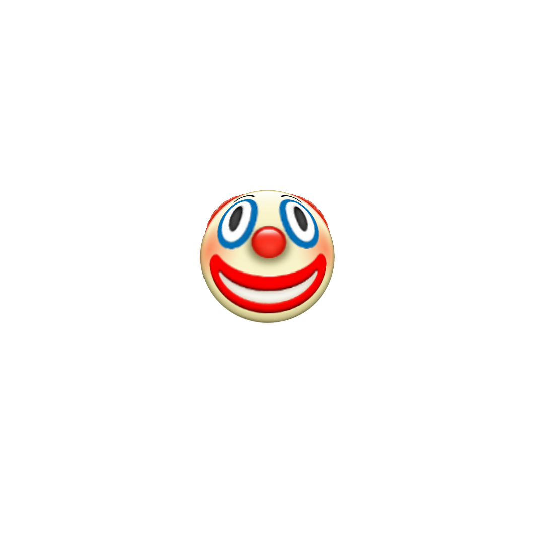 clown-emoji-clownemoji-freetoedit-sticker-by-littleparis