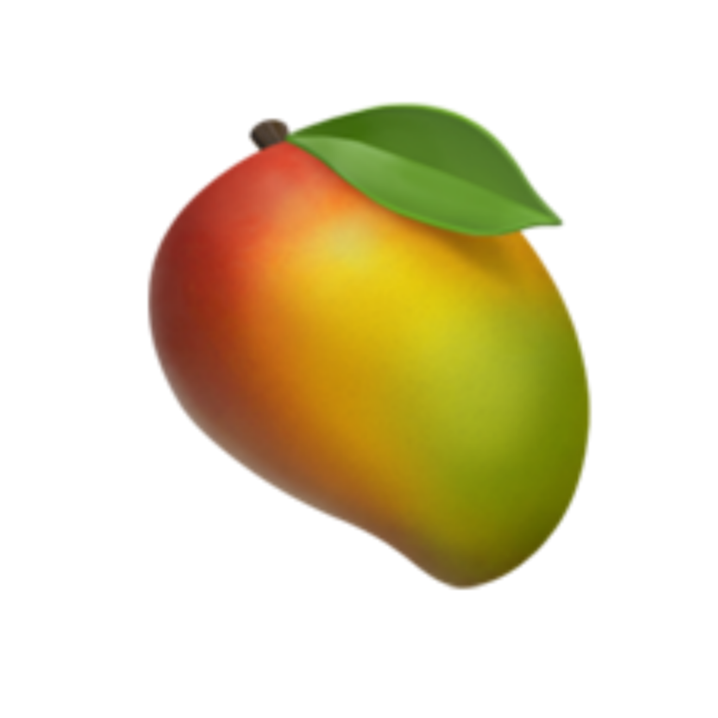 emoji apple mangue fruit sticker by hlandocane1853