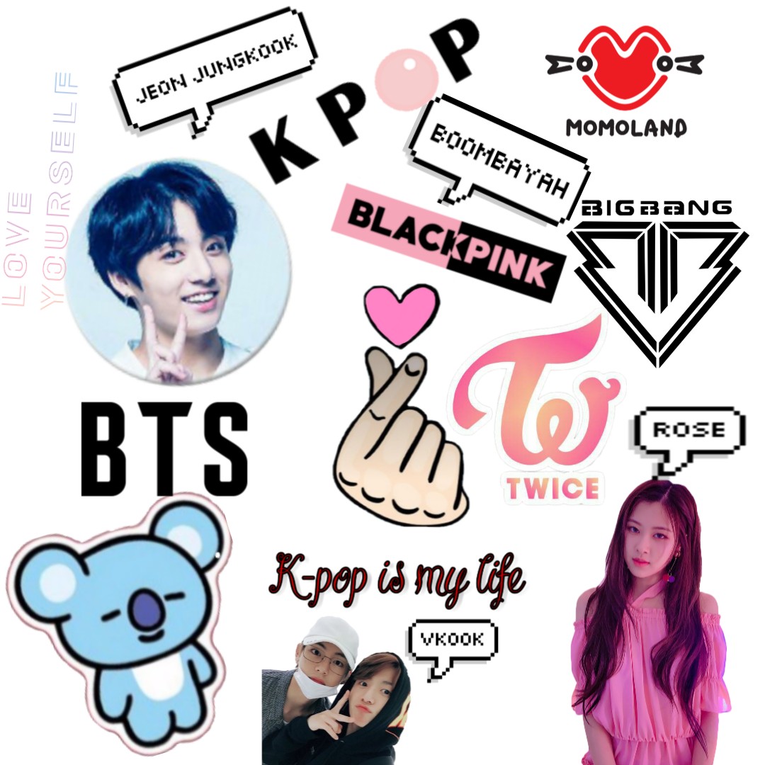 K Pop Bts Blackpink By Clarisa Kawaii