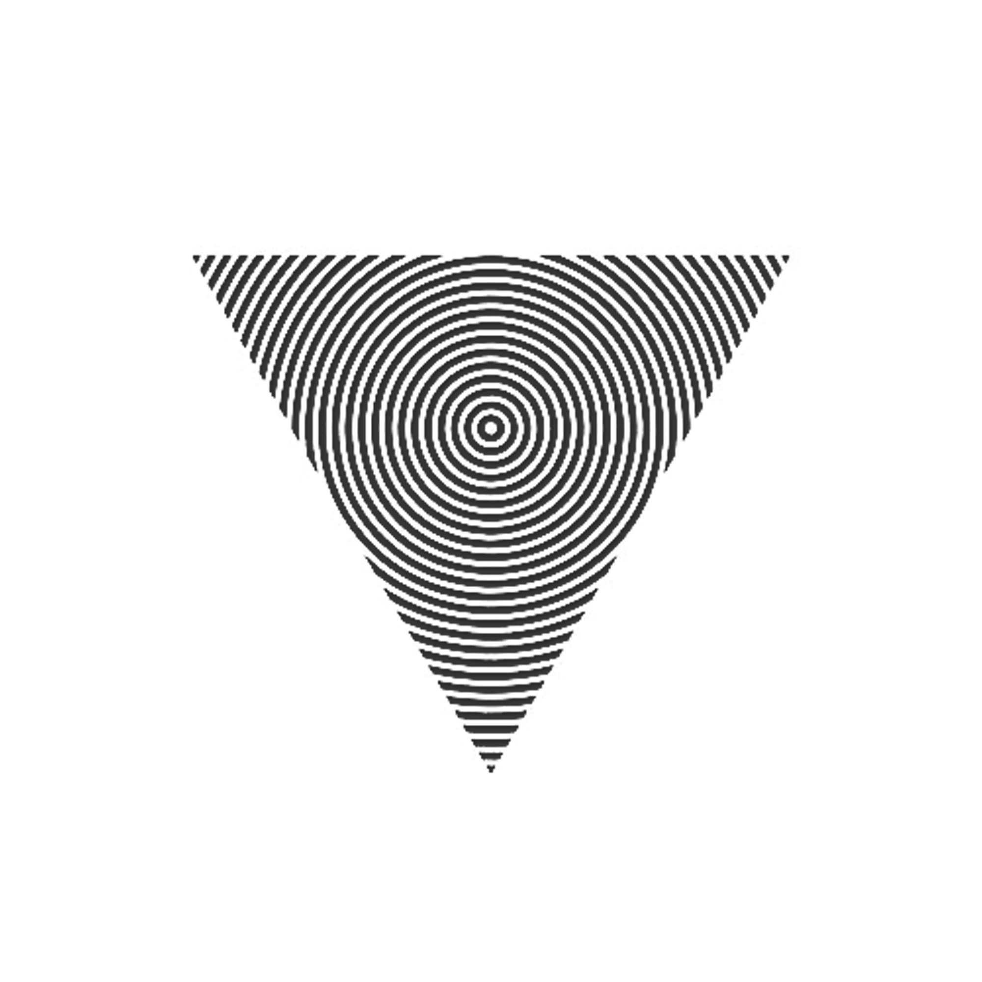 triangle circle line lines black sticker by 4asno4i