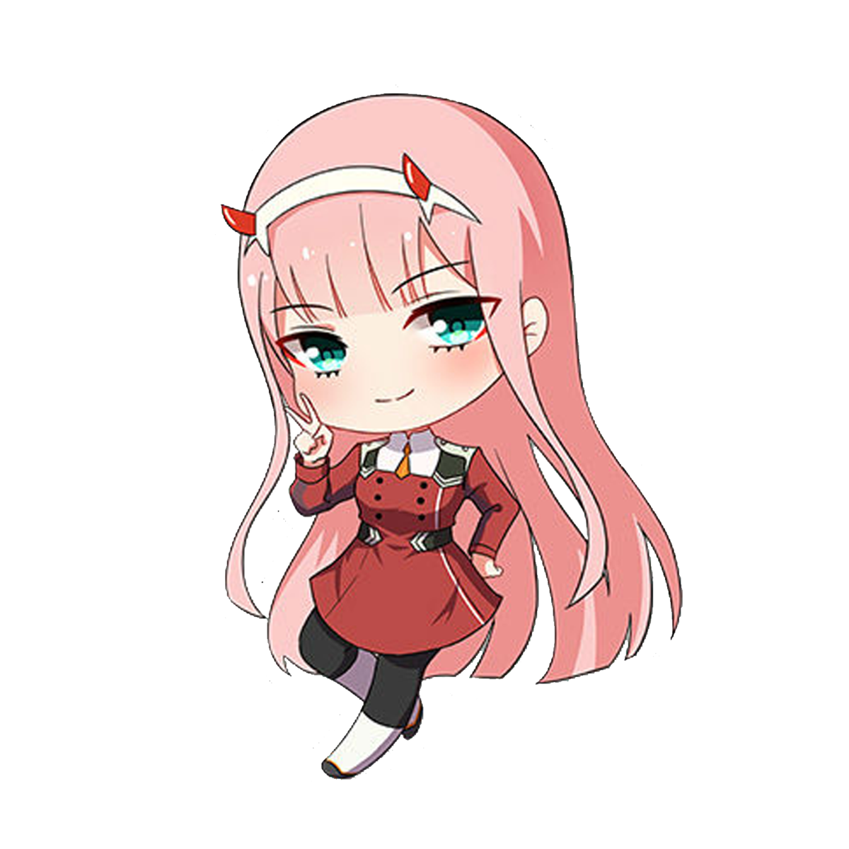 Young Zero Two Png