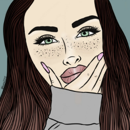 freetoedit girl drawing eyes makeup
