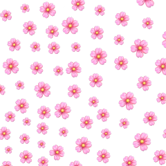 flowers emoji backround pink freetoedit