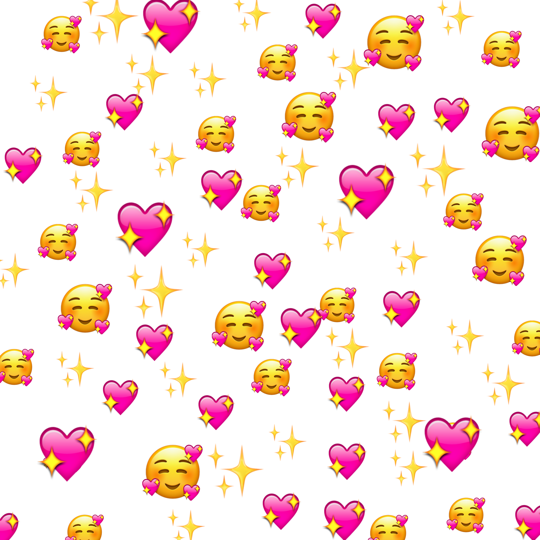 emoji ios iphone whatsapp pink love heart meme edited