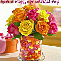 freetoedit beautiful meme flowers boquet vase candyhearts