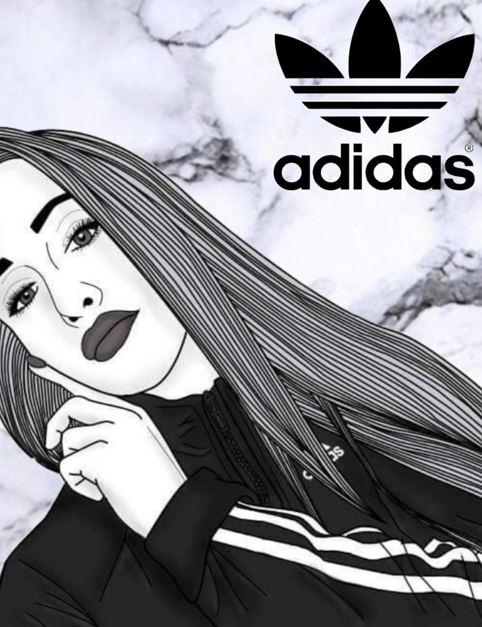 adidas girl pictures