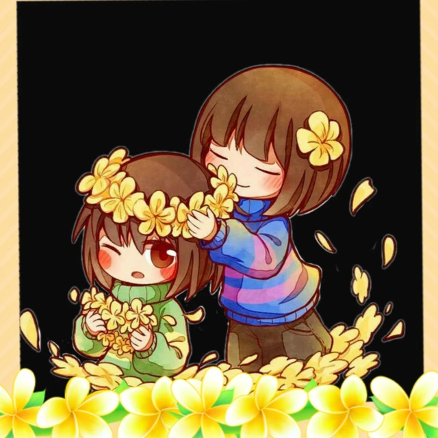 Flowrs Undertale Frisk Chara Image By Mamegoma7 Flowrs Undertale Frisk Chara Image By Mamegoma7