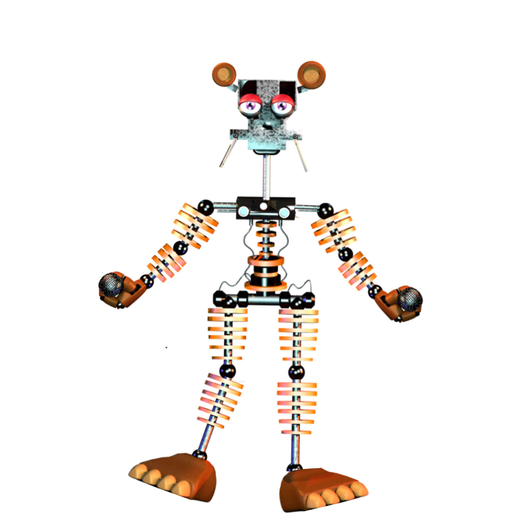 This visual is about rockstar freetoedit #rockstar freddy new endoskeleton.
