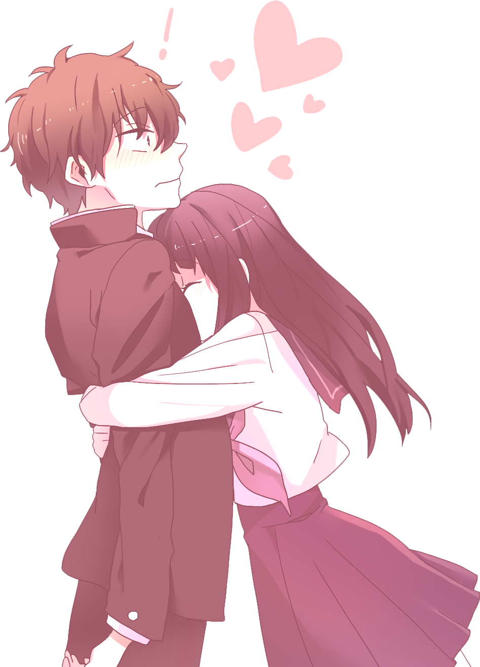 15 Anime Couple Hug Wallpapers  WallpaperSafari
