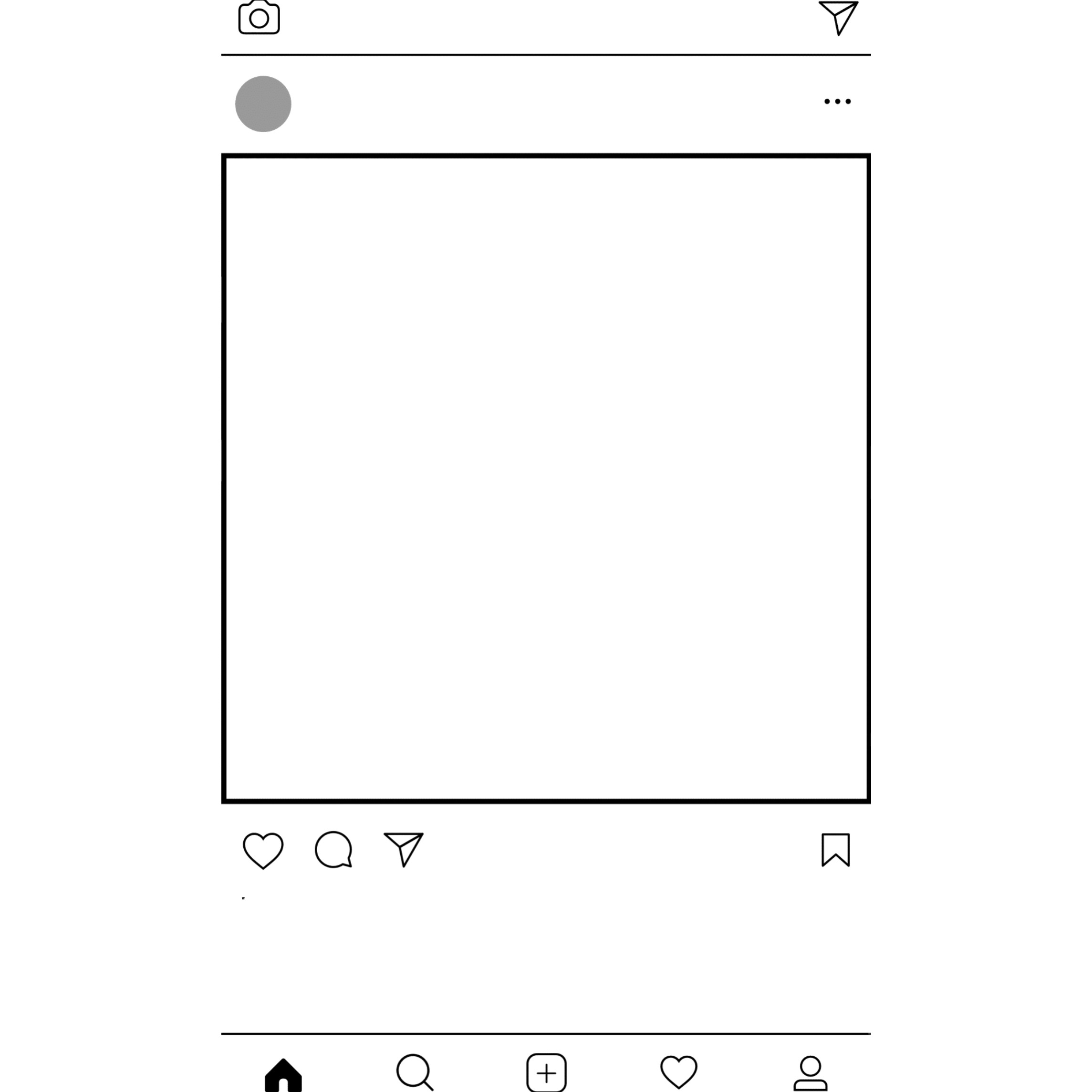 Рамка Инстаграм для фотошопа