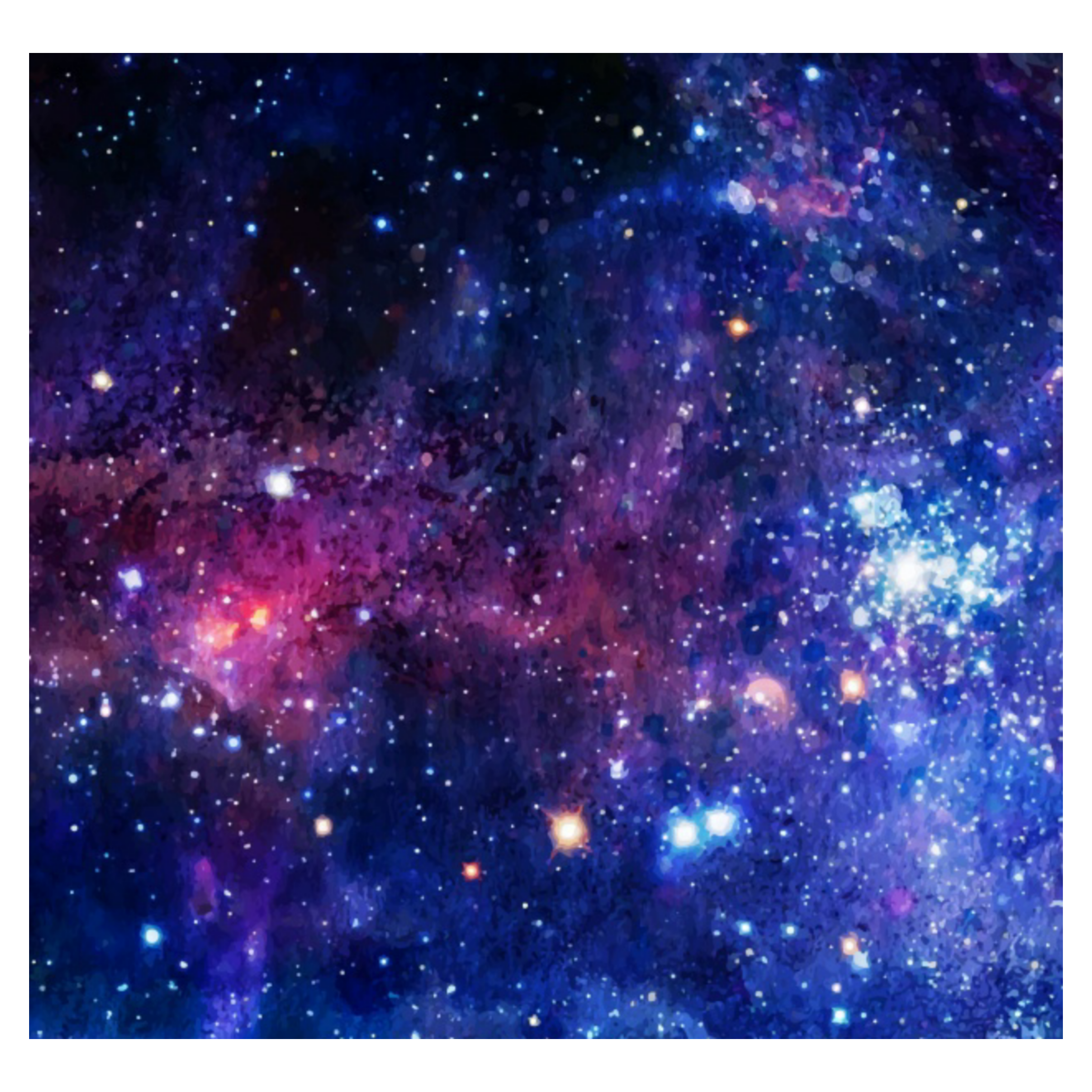 Stars Galaxy Sky Night Sticker By Anamilena