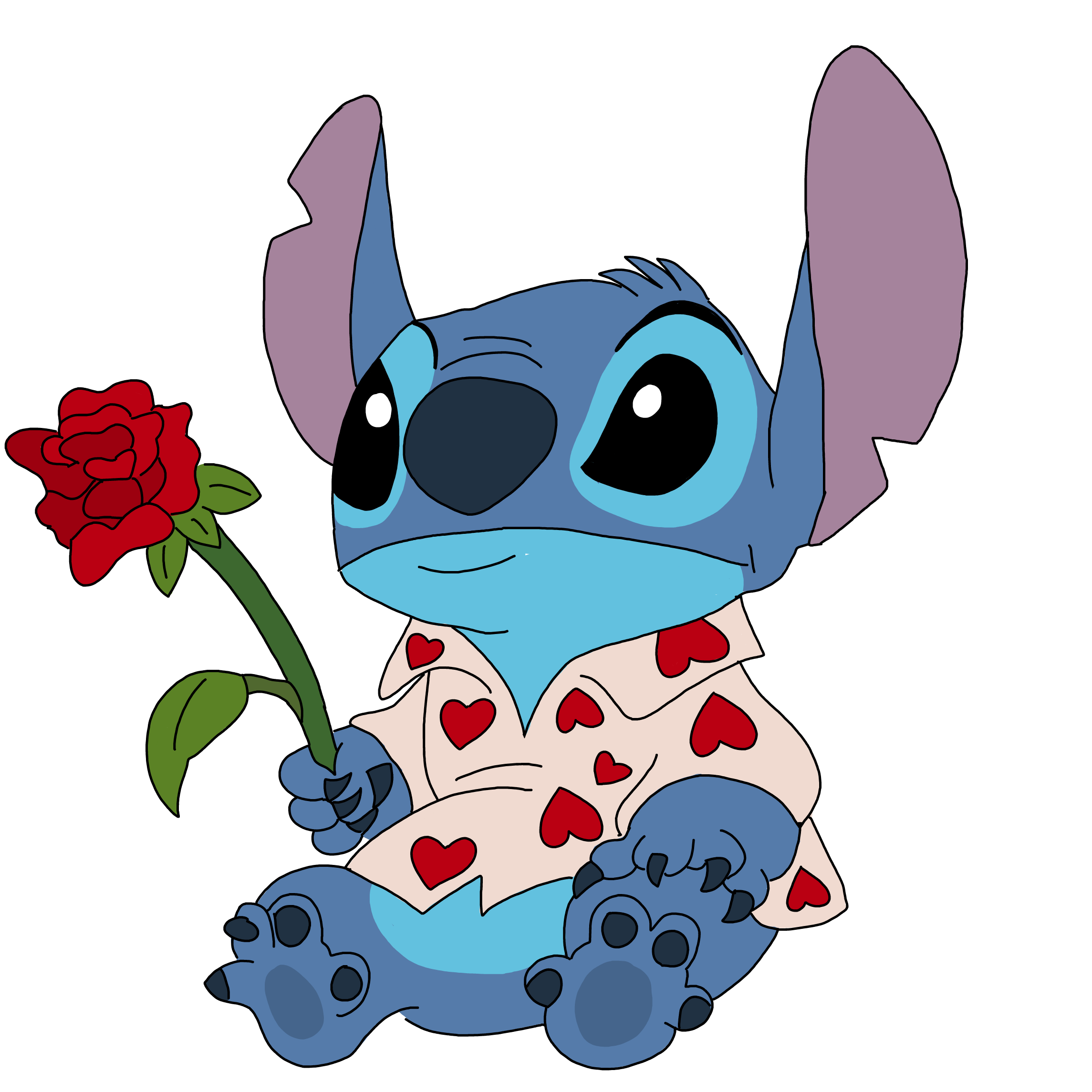 Stitch Disney Liloandstitch Drawing Sticker By Becky Marie