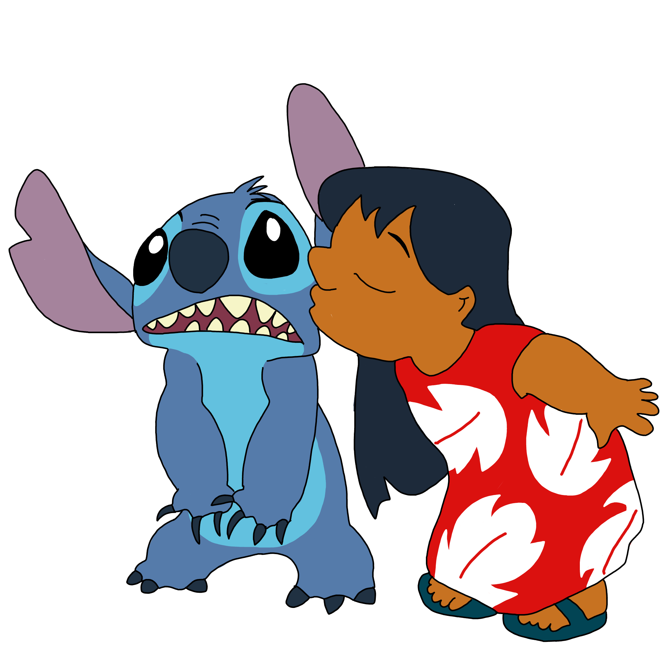 stitch disney liloandstitch drawing sticker by @becky-marie