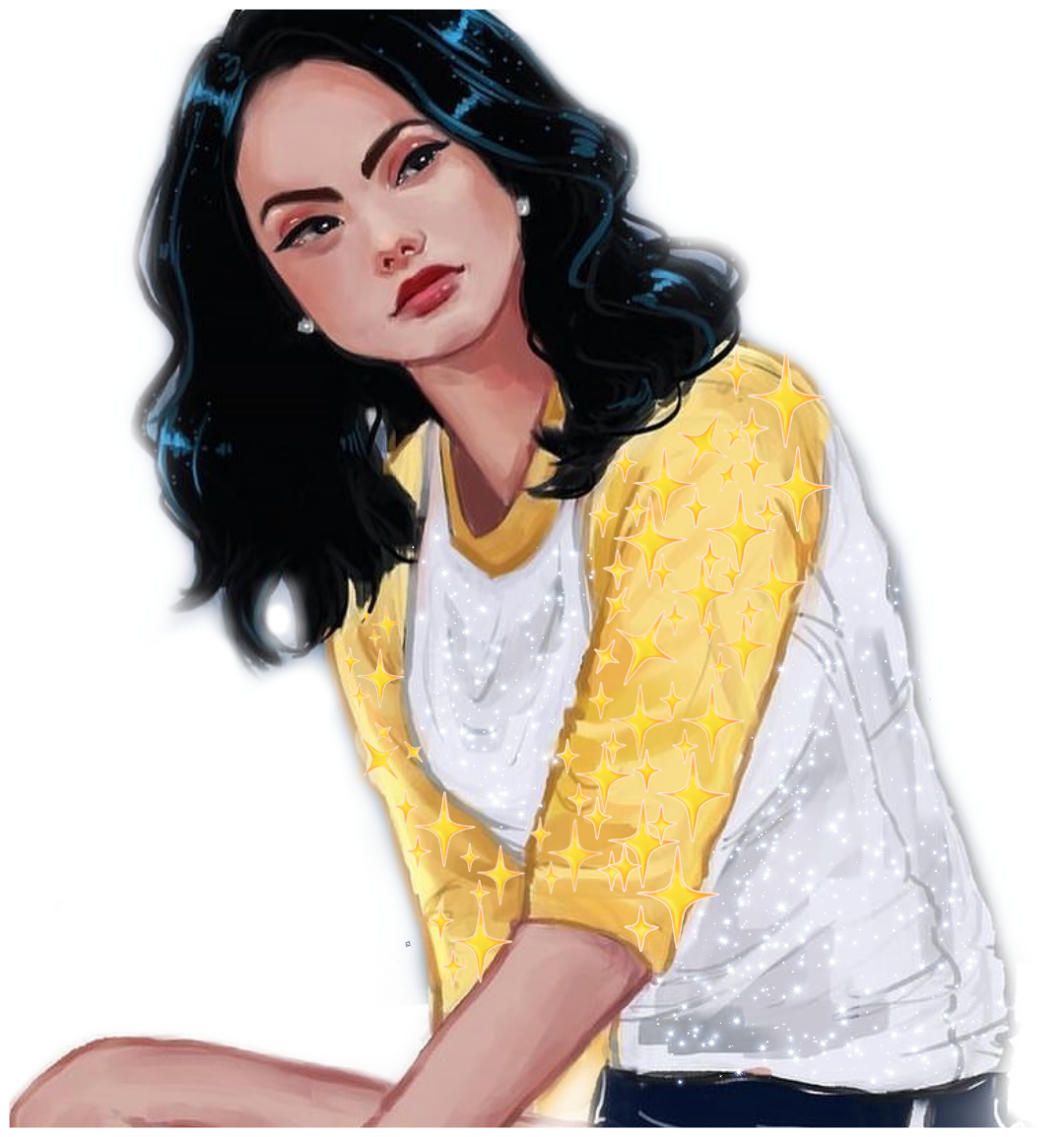 riverdale veronica - Sticker by Liliane Rumão